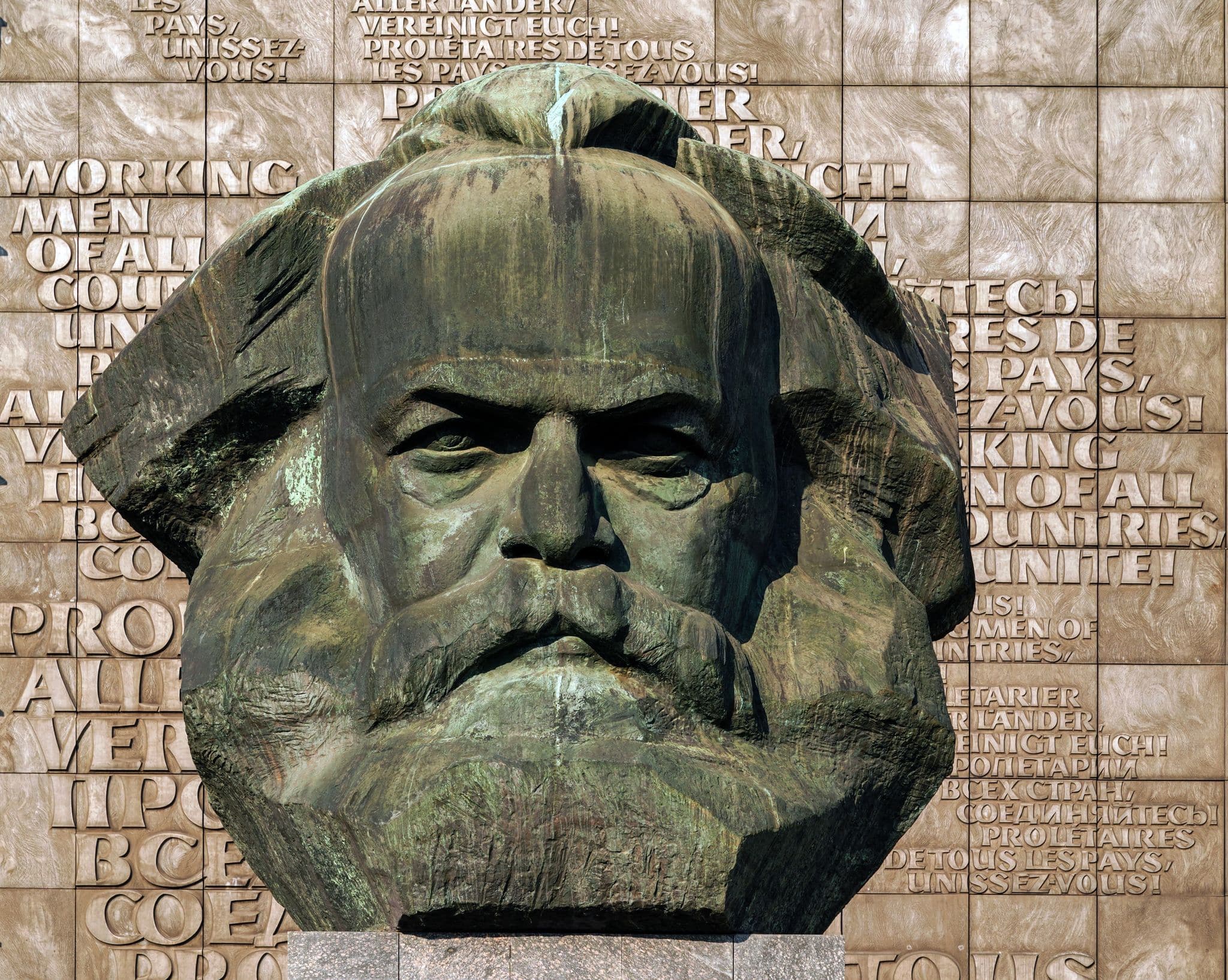 German city famous for giant Marx head marks anniversary of statue ...